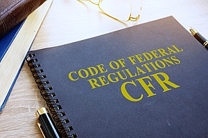 the Code of Federal Regulations which outlines requirements for FAR compliance