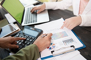 a CPA performing business tax services for a client