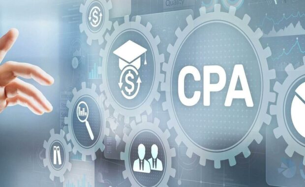 cpa certified public accountant audit financial business concept