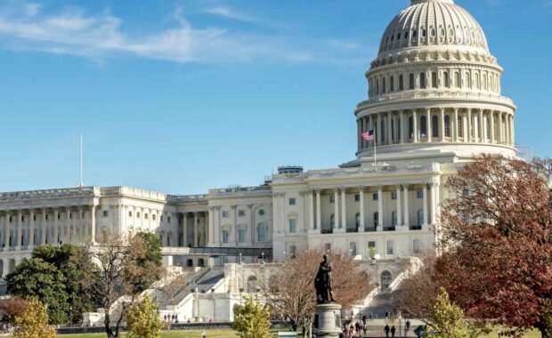 the U.S. Capitol building representing a government contract request for equitable adjustment