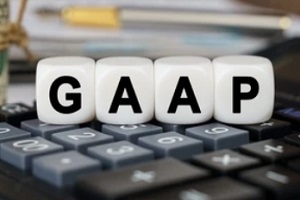 cubes on the calculator that say gaap
