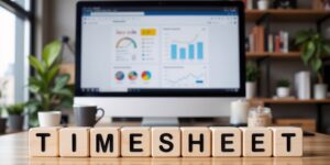 timesheet hours tracker spreadsheet template representing hourly wage billing record keeping and contractor job productivity